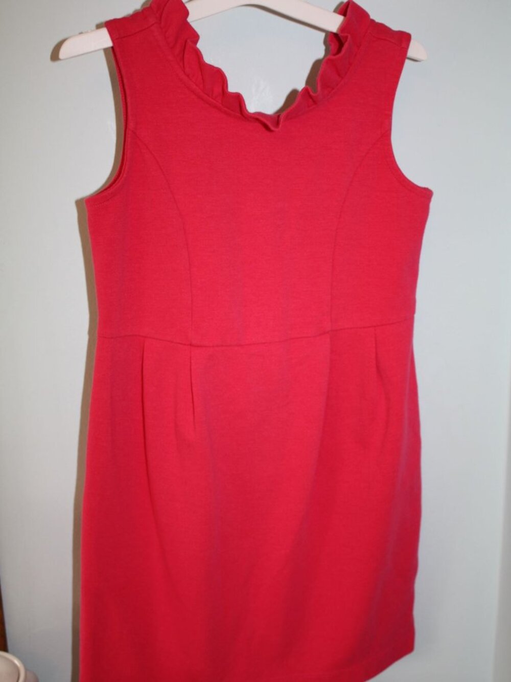 Janie and Jack Size 6 CARRIBEAN ROSE Pink Ruffle Ponte Special Occasion Dress